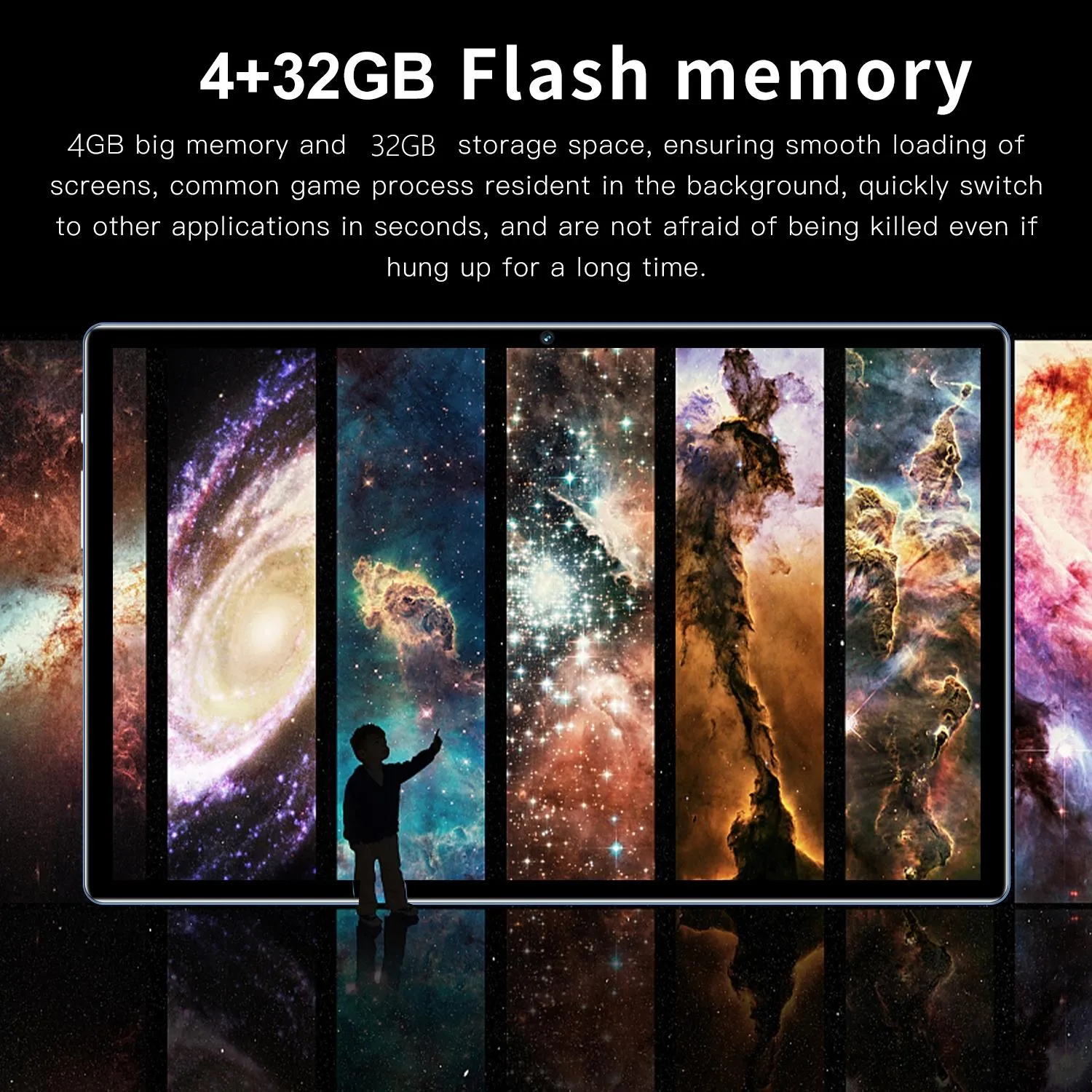 10.1 4g Lte Tablet - 4gb Ram 32gb Storage Android 8.1 Octa-core Dual Sim Wifi Bt Gps
