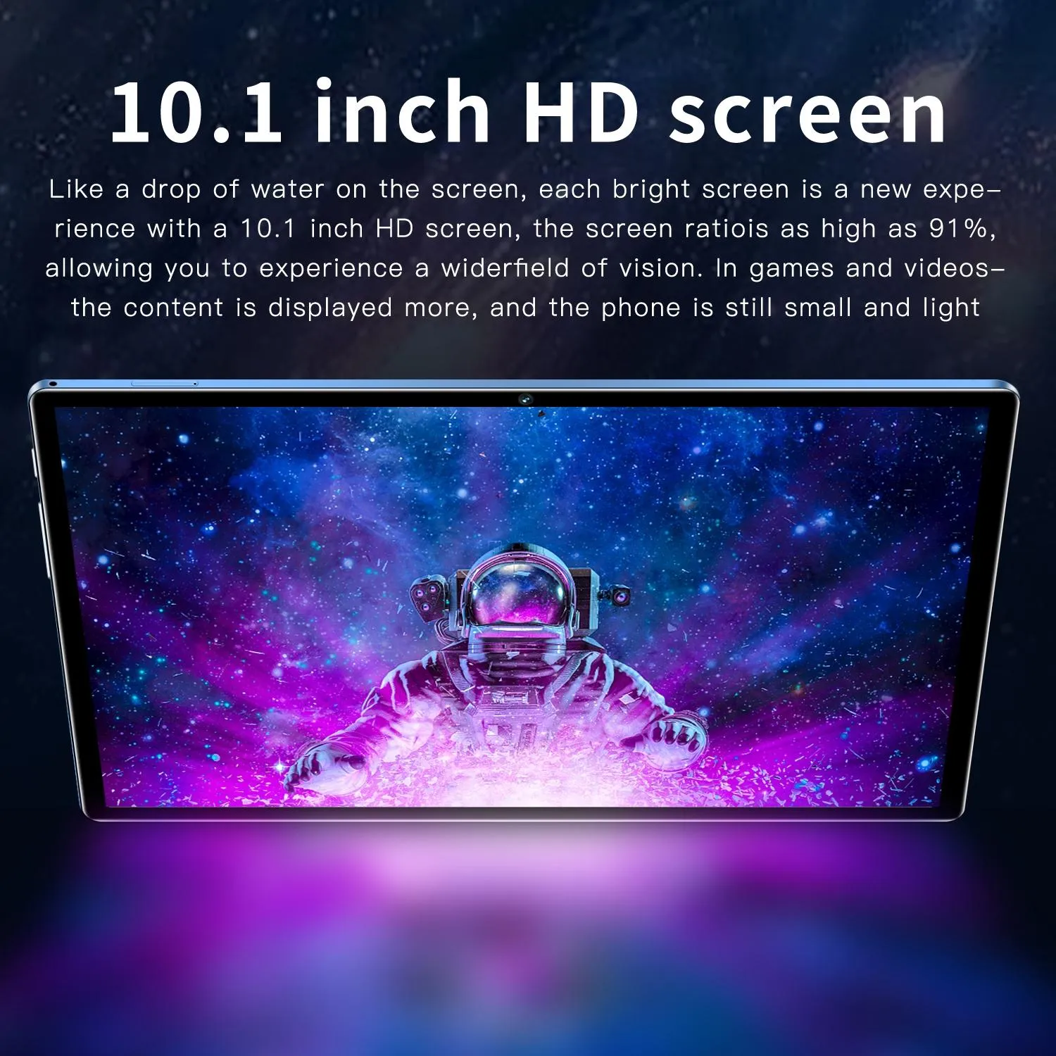 10.1 4g Lte Tablet - 4gb Ram 32gb Storage Android 8.1 Octa-core Dual Sim Wifi Bt Gps