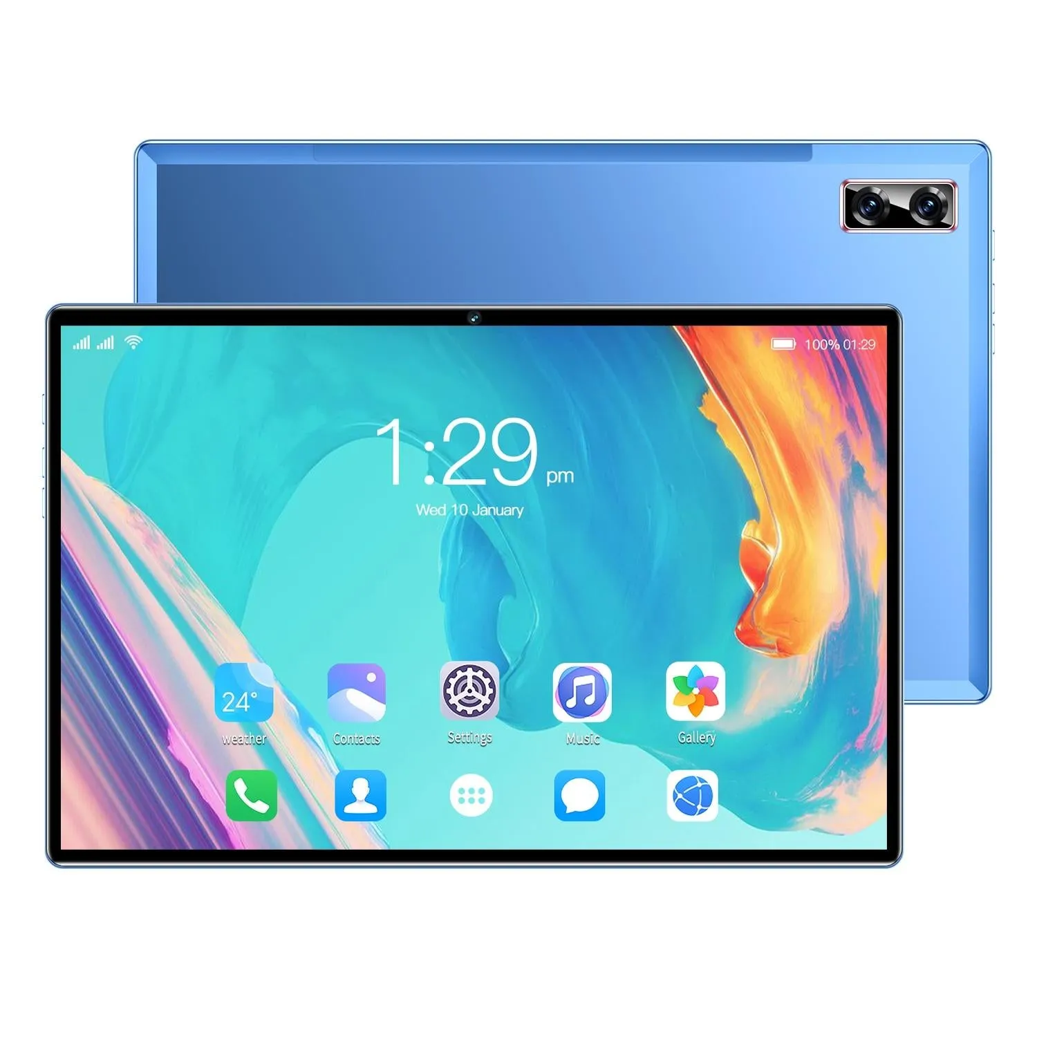 10.1 4g Lte Tablet - 4gb Ram 32gb Storage Android 8.1 Octa Core Dual Sim Wifi Bt Gps