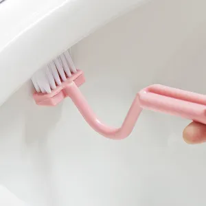 1pc Vshaped Toilet Brush Effective and Versatile Bathroom Cleaning Tool