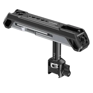 2 in 1 Camera Cage Handle with 360 Rotatable Nato Rail Clamp Versatile Video Rig Accessory