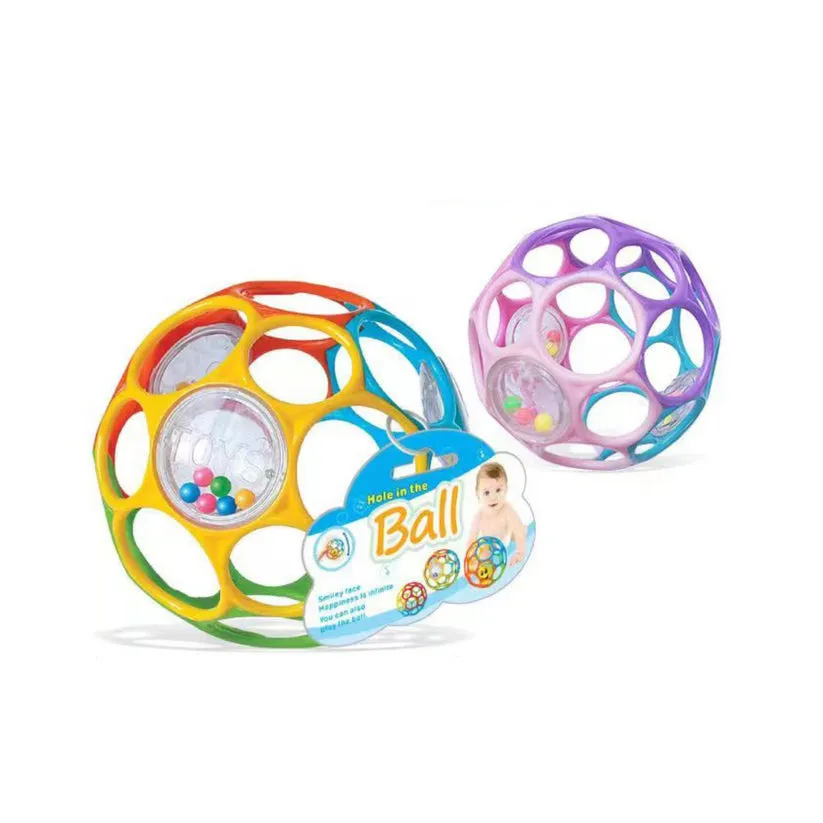 [3-Pack] Maya & Friends Soft Oball With Beads (Assorted Colours)