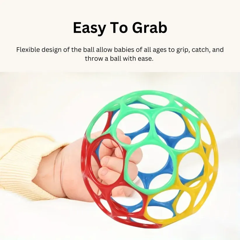[3-Pack] Maya & Friends Soft Oball With Beads (Assorted Colours)