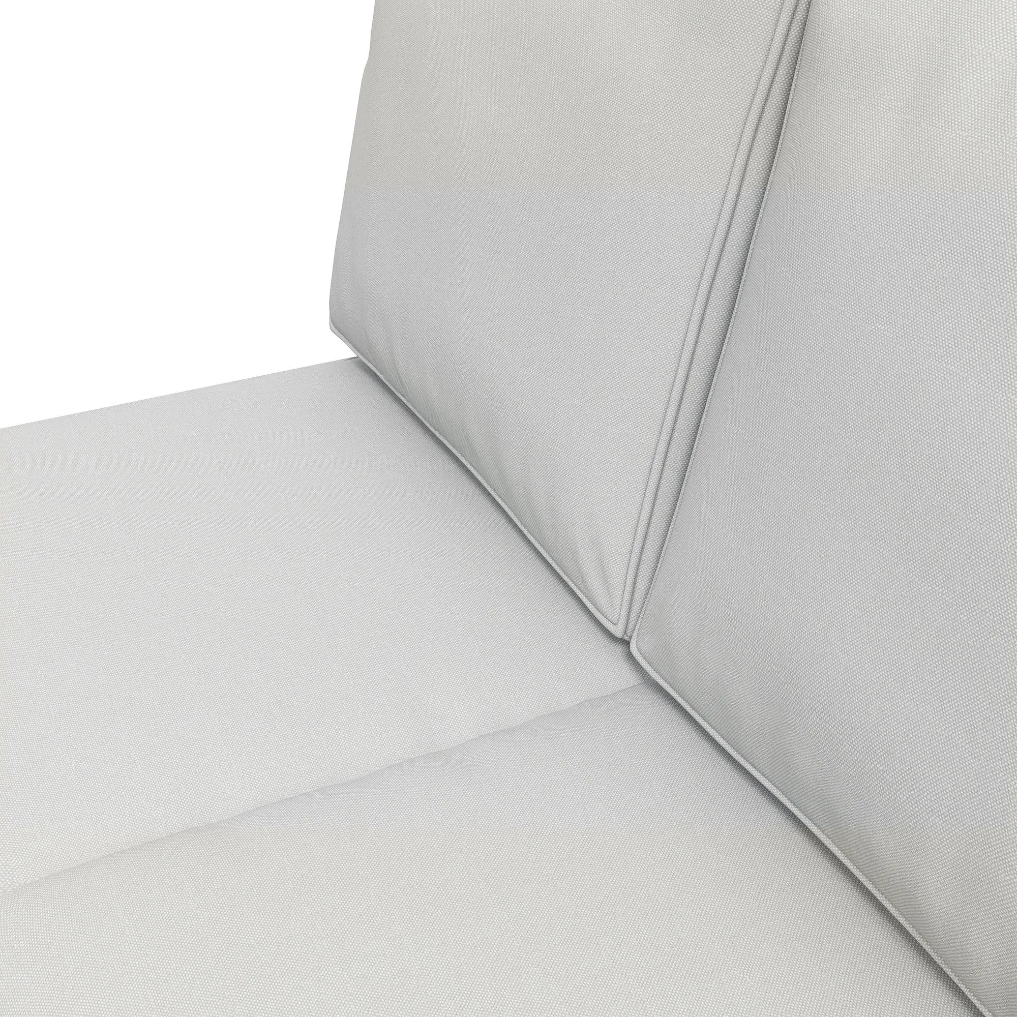 3-Piece Back and Seat Cushion Pillows Replacement, Patio Chair Cushions Set for Indoor Outdoor, Grey