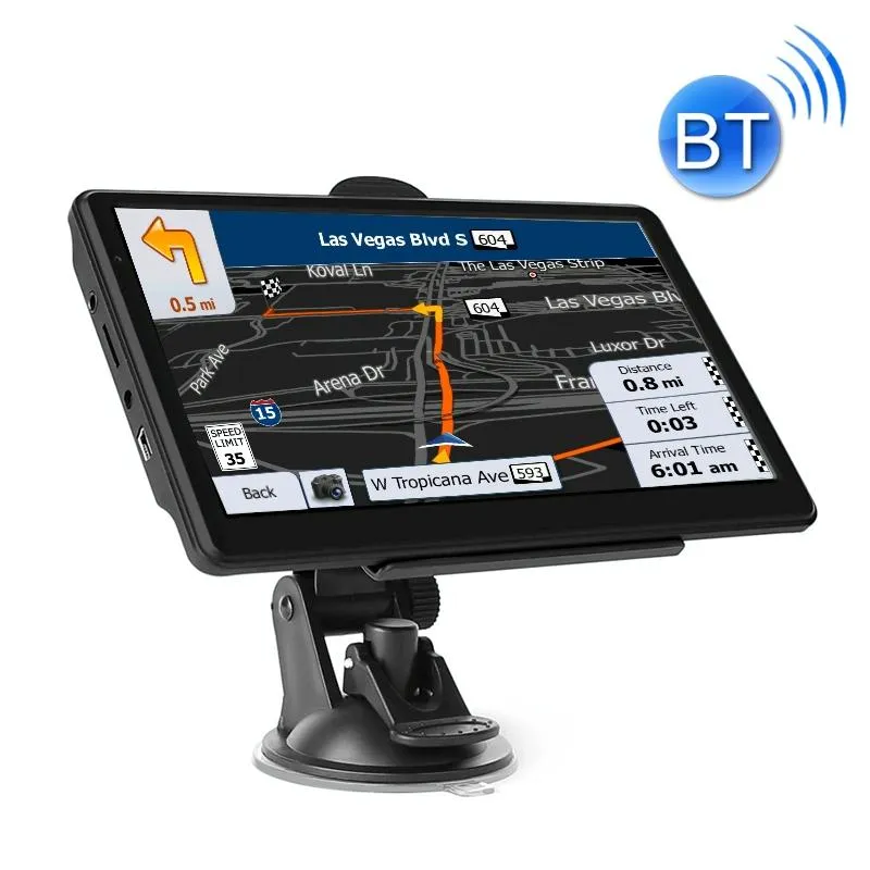 7 Inch Car Gps Navigator 8G   256M Capacitive Screen Bluetooth Reverse Image - Europe Map