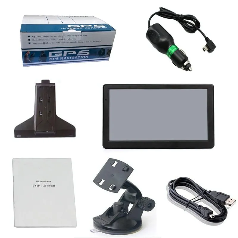 7 Inch Car Gps Navigator 8G   256M Capacitive Screen Bluetooth Reverse Image - Europe Map