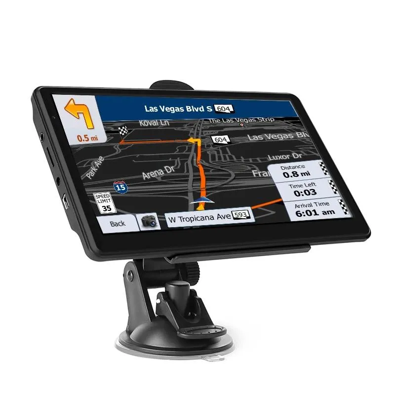 7 Inch Car Gps Navigator 8G   256M Capacitive Screen Bluetooth Reverse Image - North America Map