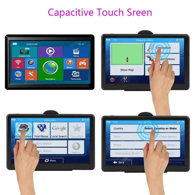 7 Inch Car Gps Navigator 8G   256M Capacitive Screen - Middle East Map