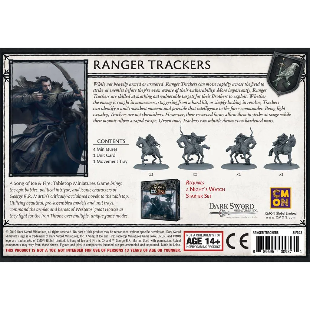 A Song of Ice and Fire: Tabletop Miniatures Game - Night's Watch - Ranger Trackers