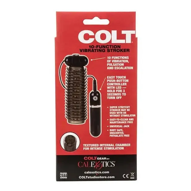 Adonis Vibrating Stroker - 10 Function Smoke