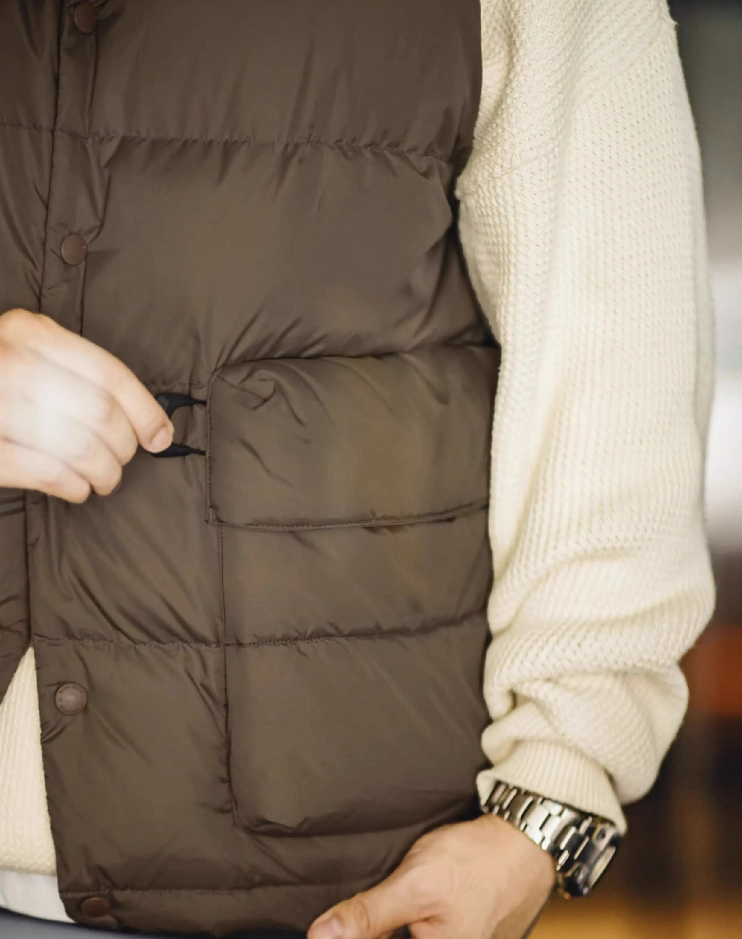 American Casual Vest Thickened Warm Inner And Outerwear Men's Jacket