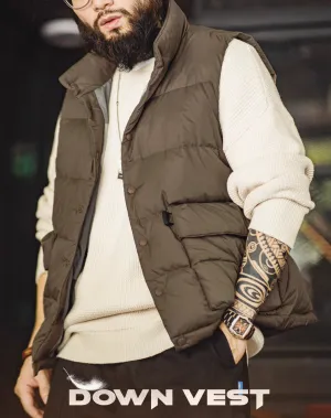 American Casual Vest Thickened Warm Inner And Outerwear Men's Jacket