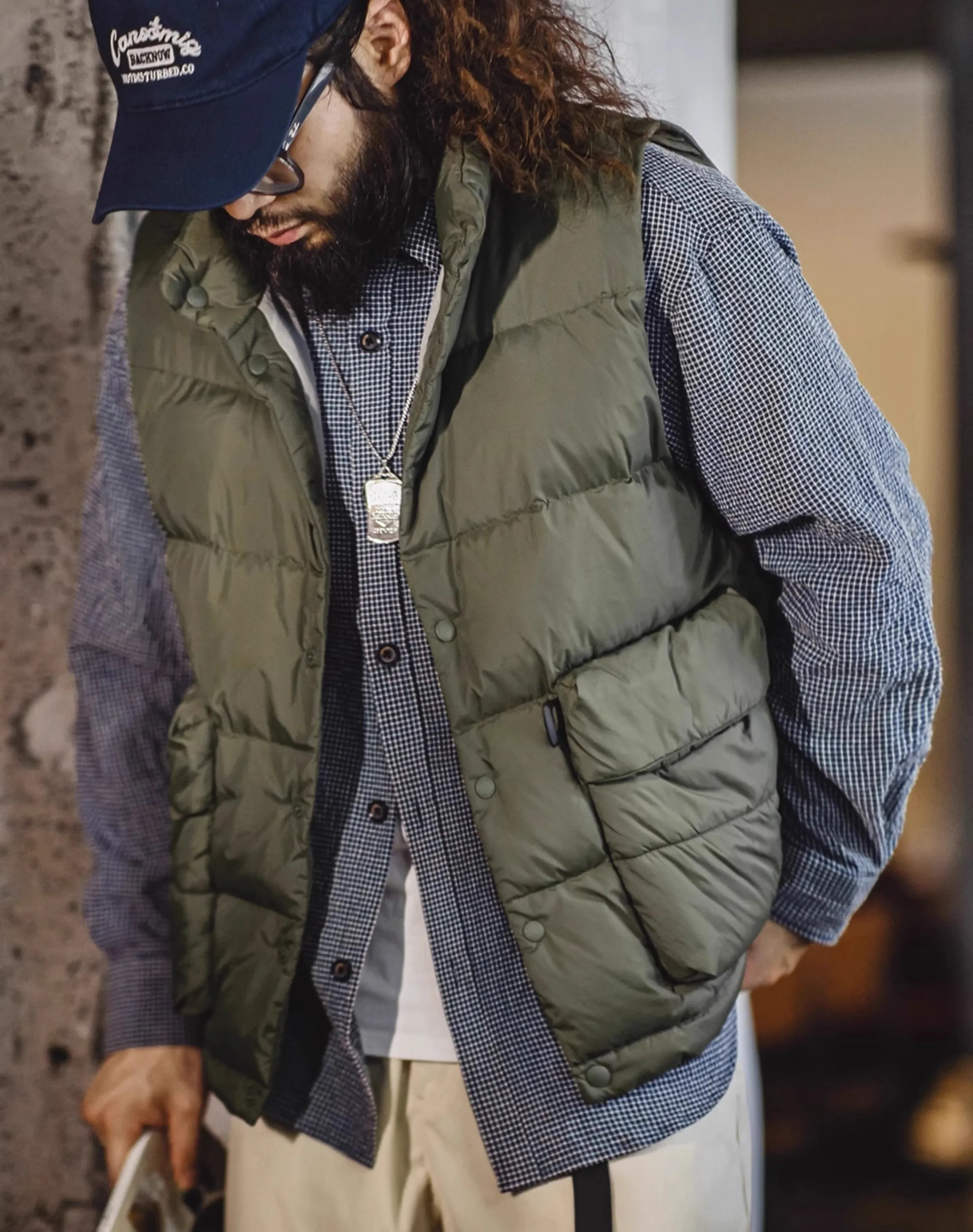 American Casual Vest Thickened Warm Inner And Outerwear Men's Jacket