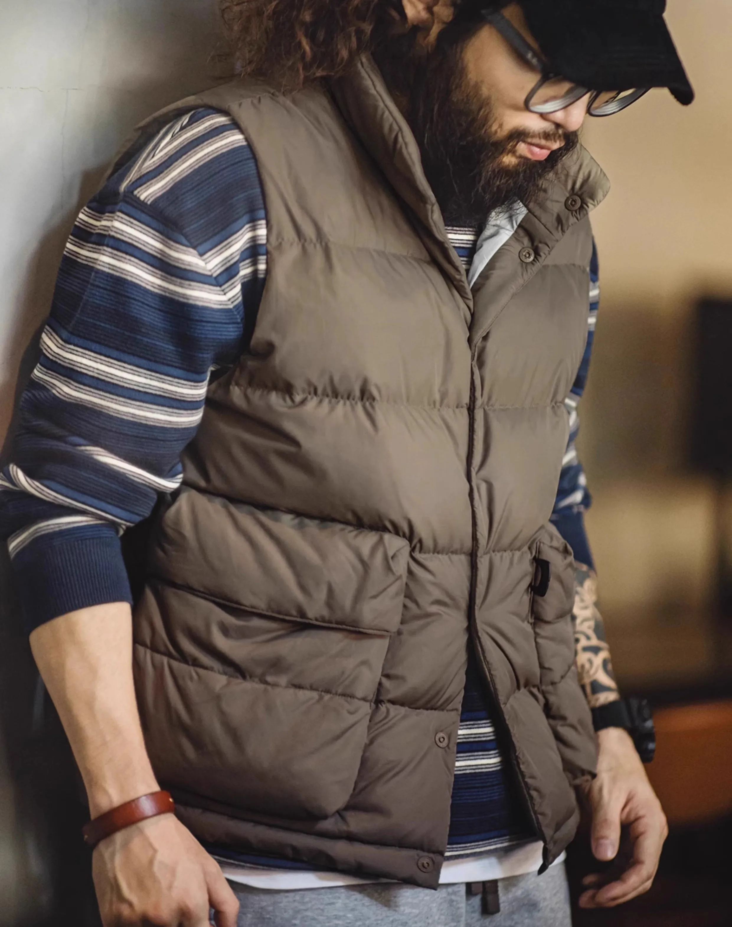 American Casual Vest Thickened Warm Inner And Outerwear Men's Jacket
