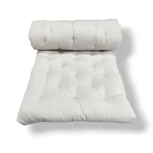ATOOTFUSION 5-Inch Soft Cotton Quilt Mattress - Single Bed Star Mattress, Foldable & Reversible, Luxuriously Thick, Medium Firmness - Cotton Mattress (30X72X5 Inches)