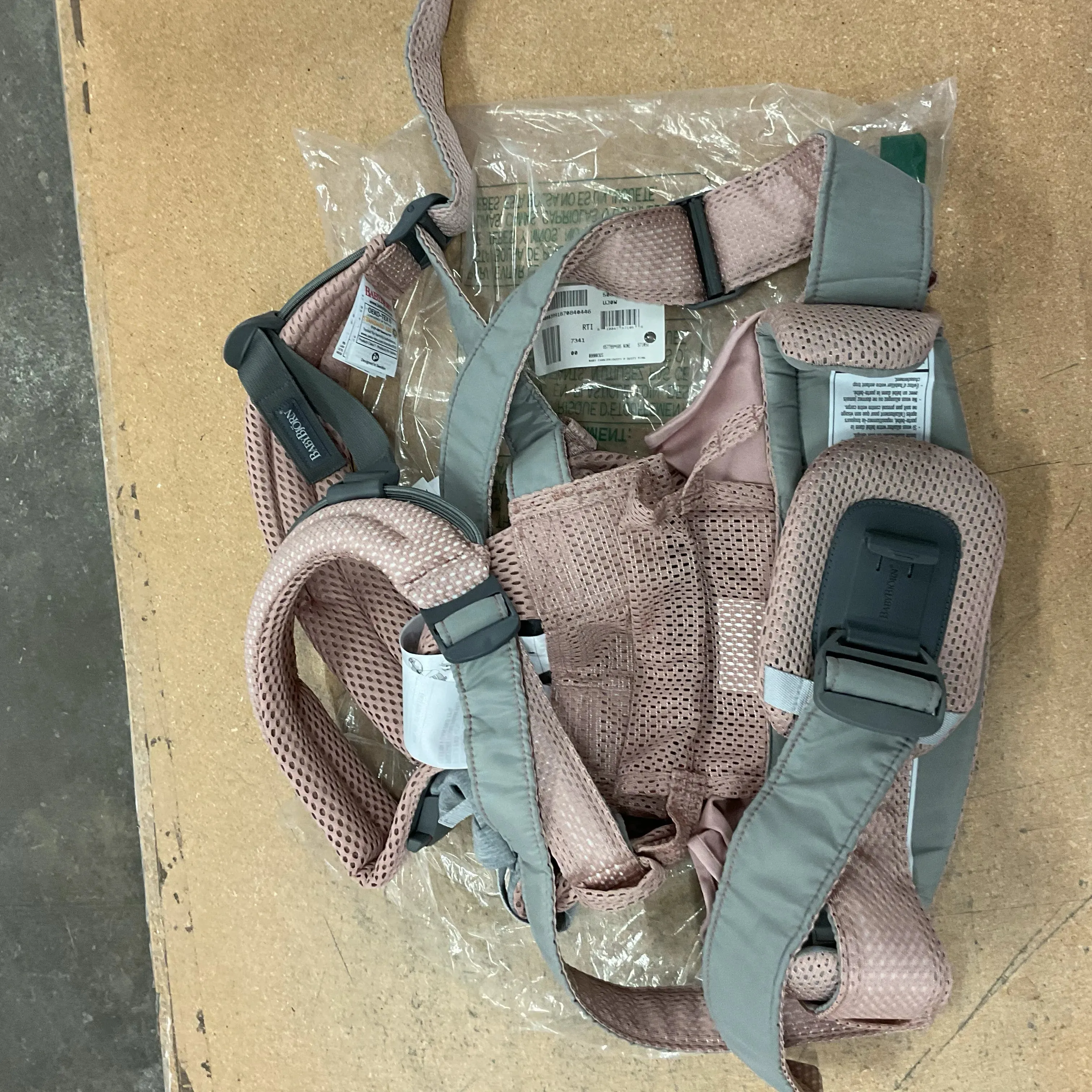 Baby Carrier Harmony, 3D Mesh - Dusty Pink (See Description)