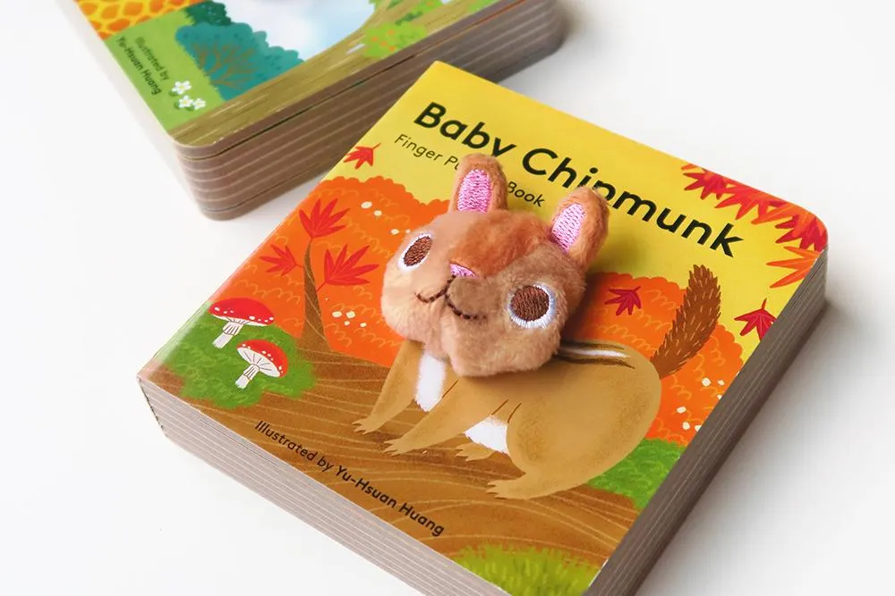 Baby Chipmunk - Finger Puppet Board Book
