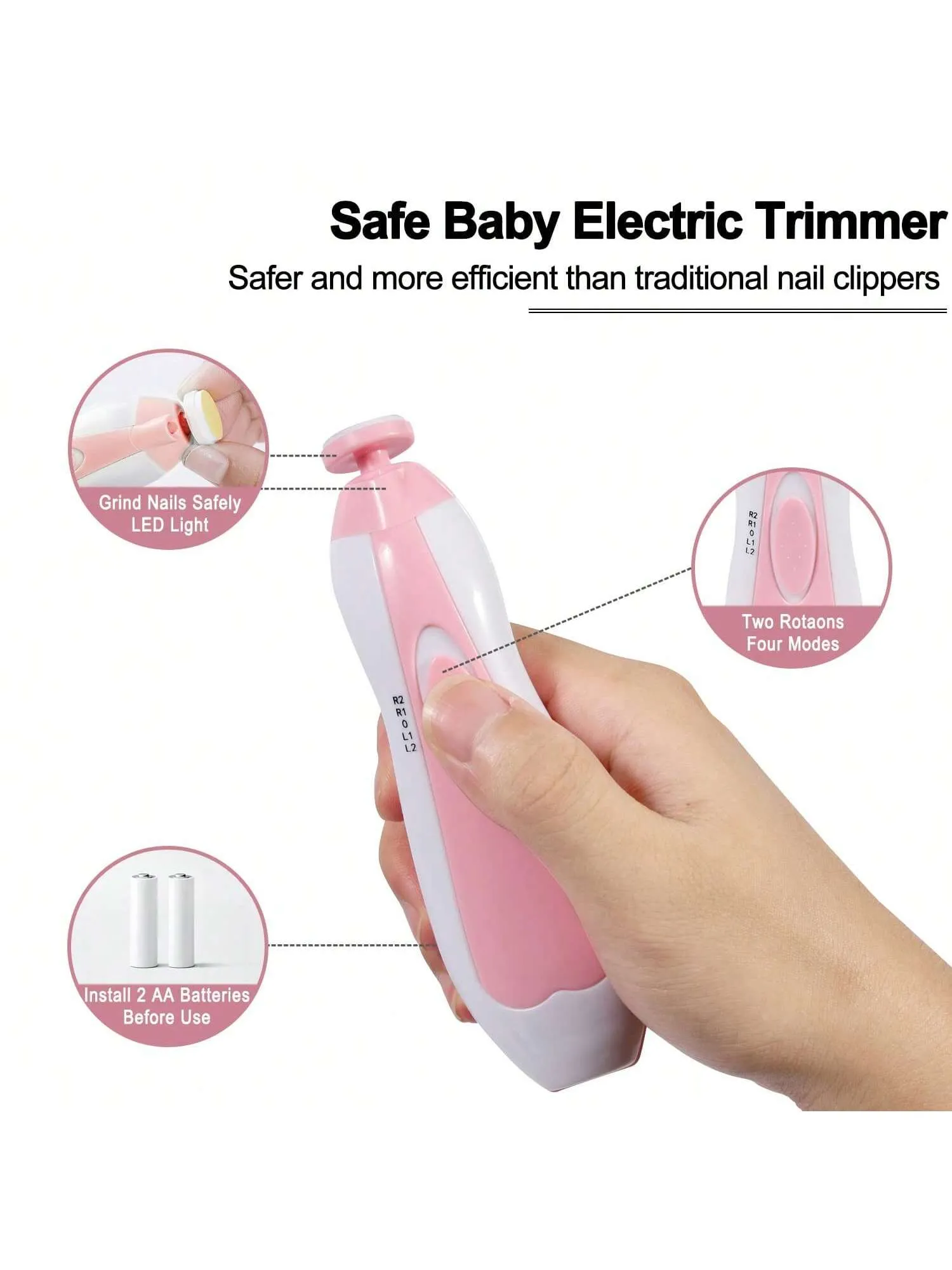 Baby nail clippers| Baby Nail Trimmer Electric Kids Nail Care