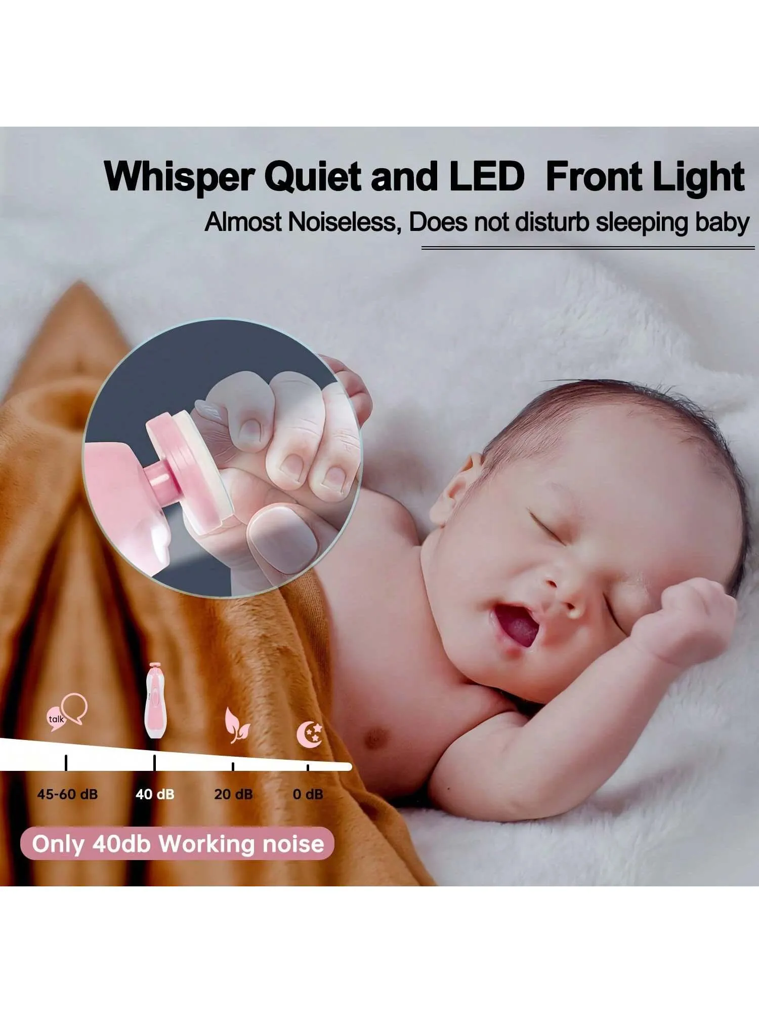 Baby nail clippers| Baby Nail Trimmer Electric Kids Nail Care