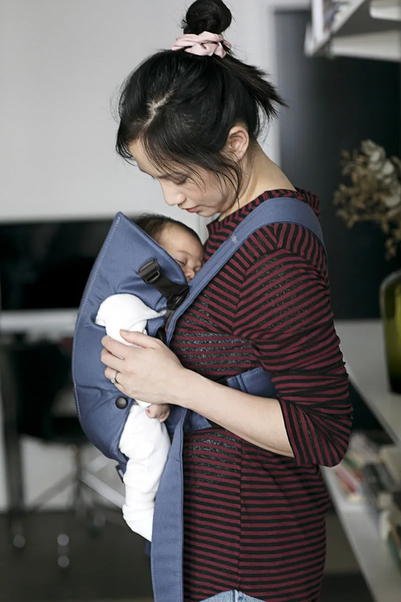 BabyBjörn Baby Carrier Mini Cotton, Vintage Indigo