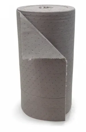 Brady 150 ft Absorbent Roll, Fluids Absorbed: Universal, Medium, 55 gal, 1 EA - RFDP328DP