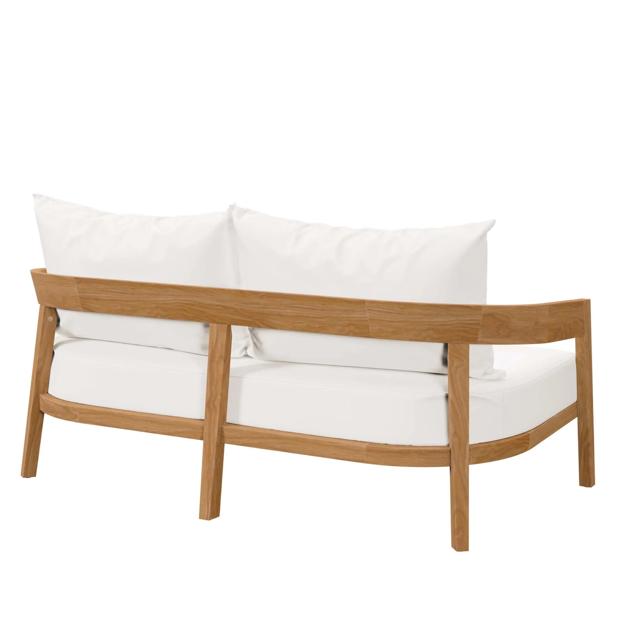 Brisbane Teak Wood Outdoor Patio Loveseat by Modway