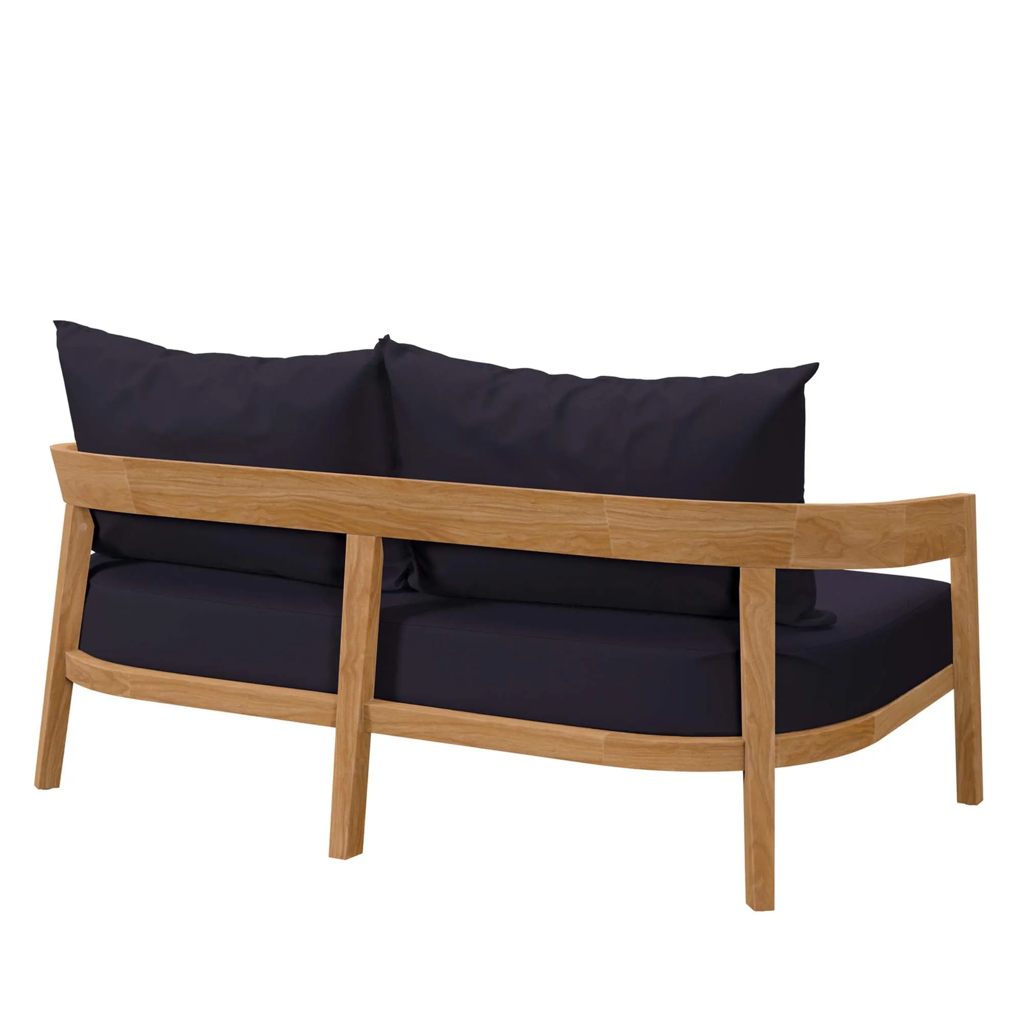 Brisbane Teak Wood Outdoor Patio Loveseat by Modway