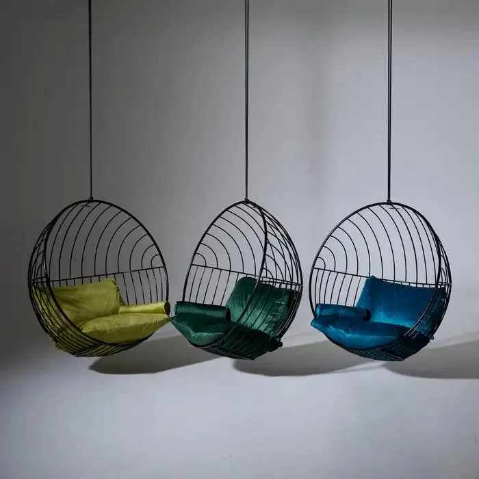 Bubble Outdoor Chair with Grey Cushions