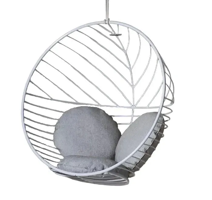 Bubble Outdoor Chair with Grey Cushions