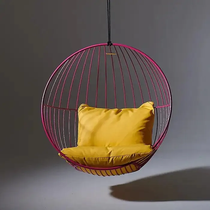 Bubble Outdoor Chair with Grey Cushions