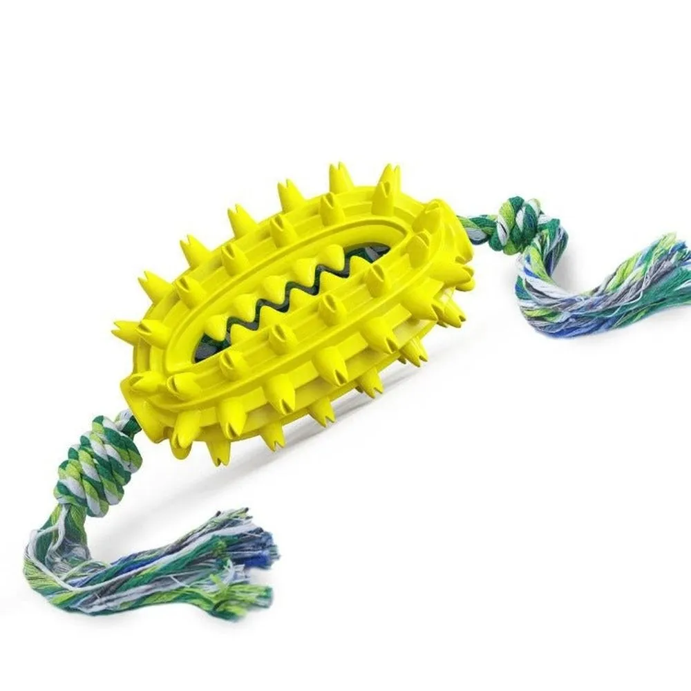 Cactus Shaped Dog Chew Toy With Cotton Rope