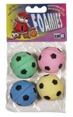 Cat Toys - Foamies Soccer Balls 4-Pack