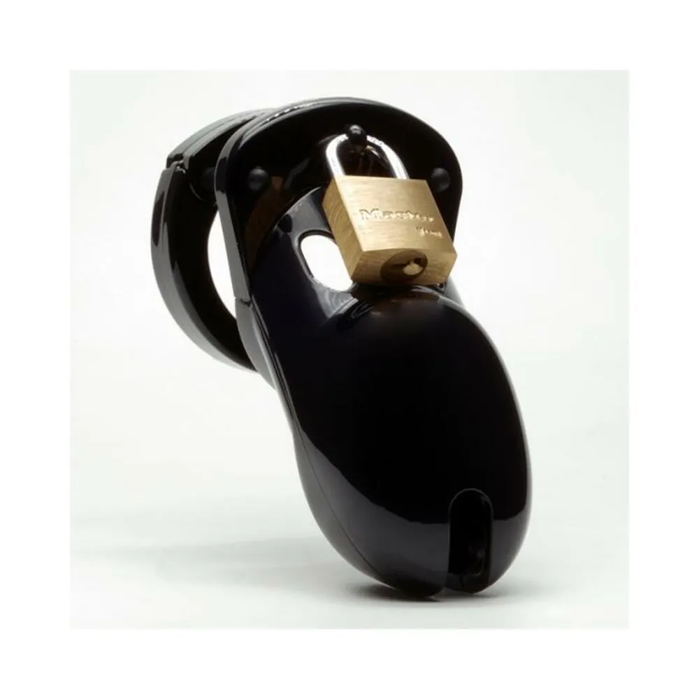 Cb-3000 Black 3in Chastity Cage W/ Complete Kit