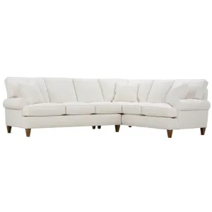 Cindy 3-Seat Left Seated End W/Corner & Right Seated End In Nomad Snow-Quick Ship