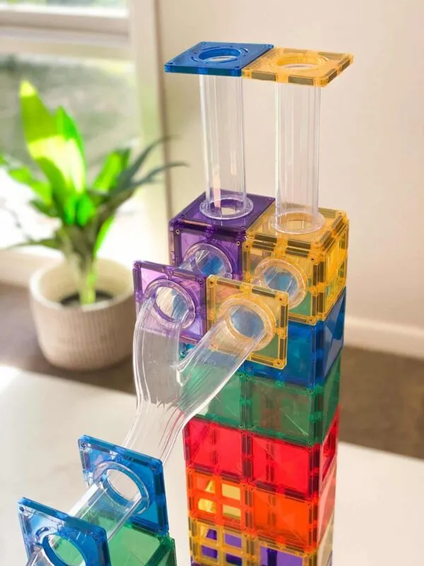 Connetix Rainbow Ball Run Pack – 92 Piece Set