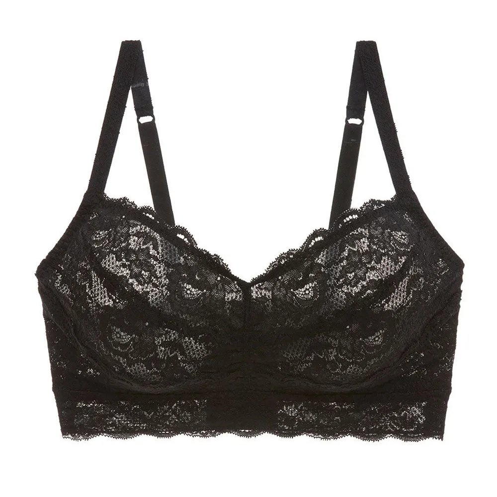 Cosabella Never Say Never Curvy Hook & Eye Bralette Never1316 Black