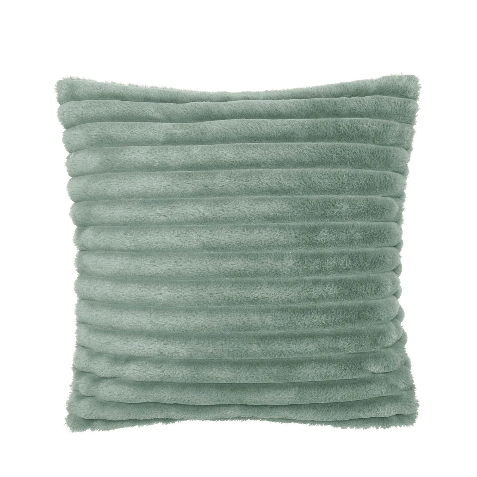 Cosy Ribbed Cushion Green