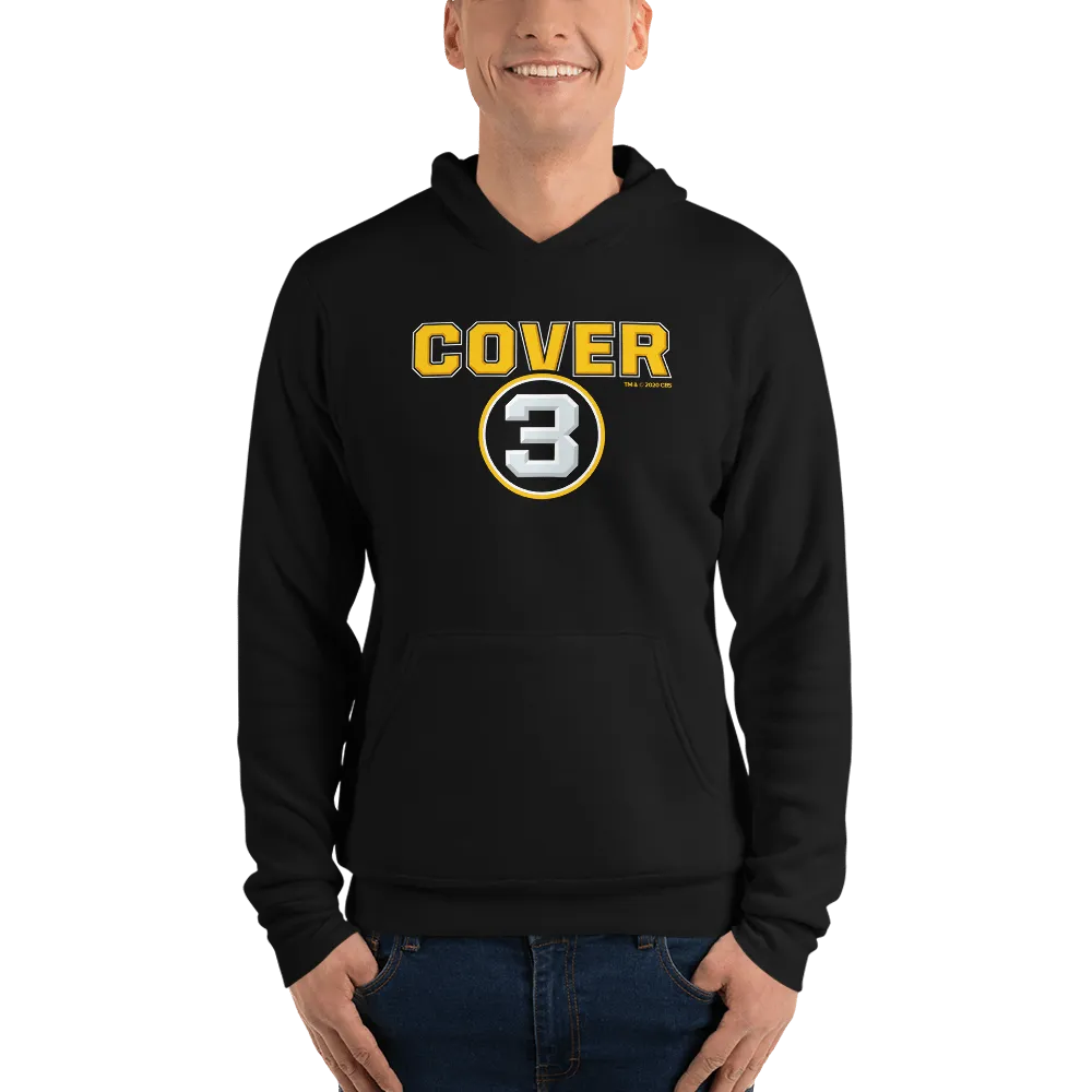 Cover 3 Logo Adult Fleece Hooded Sweatshirt