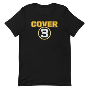 Cover 3 Logo Adult Short Sleeve T-Shirt