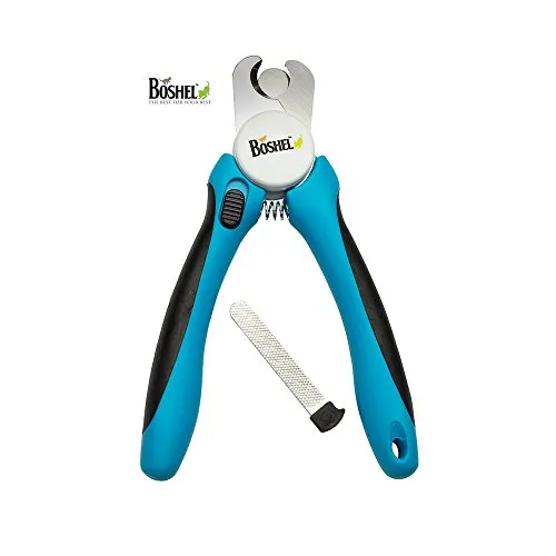 Dog Nail Clippers and Trimmer By Boshel With Safety Guard For Safe At Home Grooming