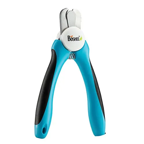 Dog Nail Clippers and Trimmer By Boshel With Safety Guard For Safe At Home Grooming