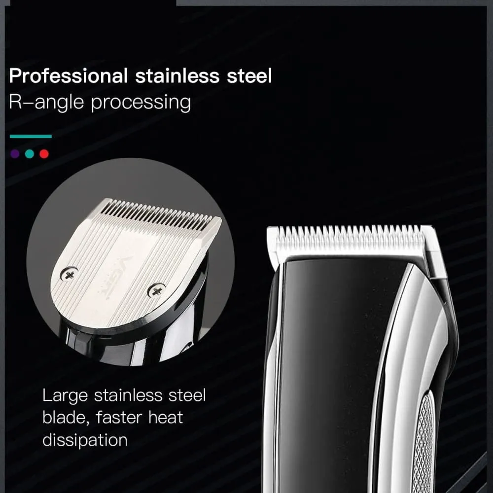 Electric Rechargeable Cordless Hair Beard Trimmer for Men