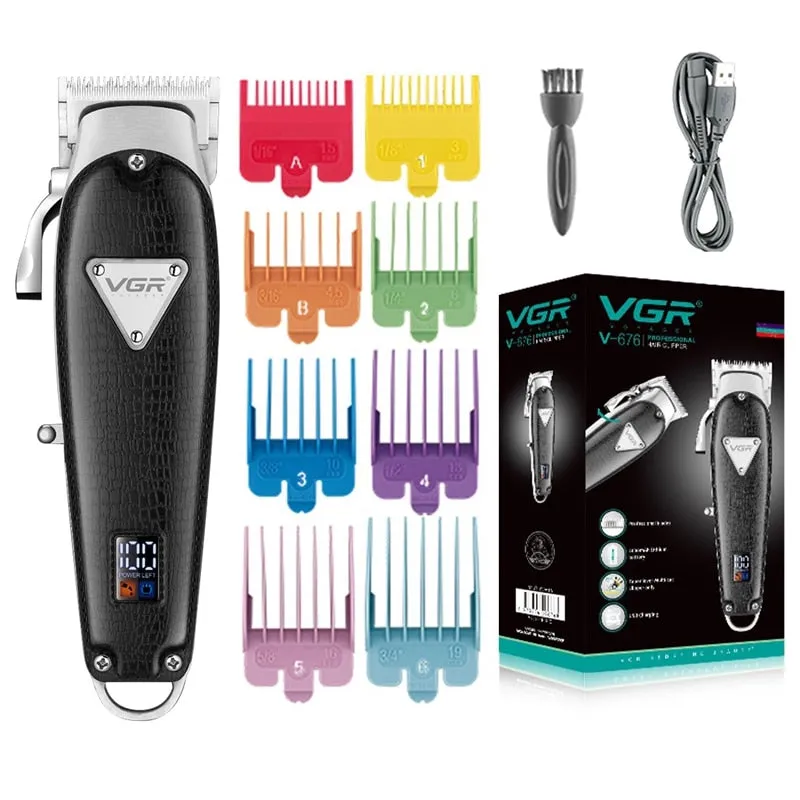 Electric Usb Rechargeable Adjustable Cordless Hair Trimmer for Men