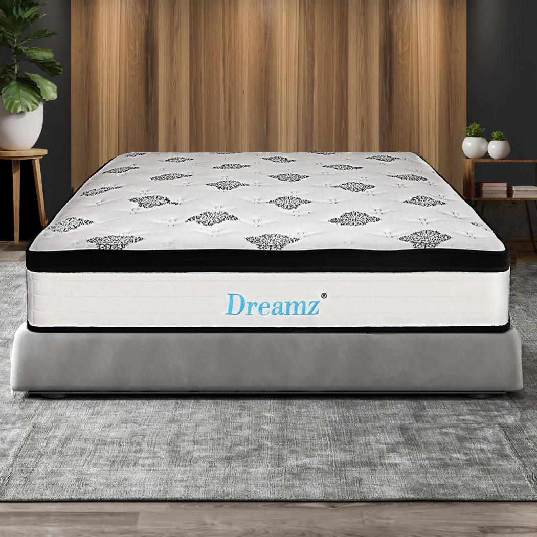 Elisa 30cm Mattress Spring Premium Bed Top Foam Medium Firm - King