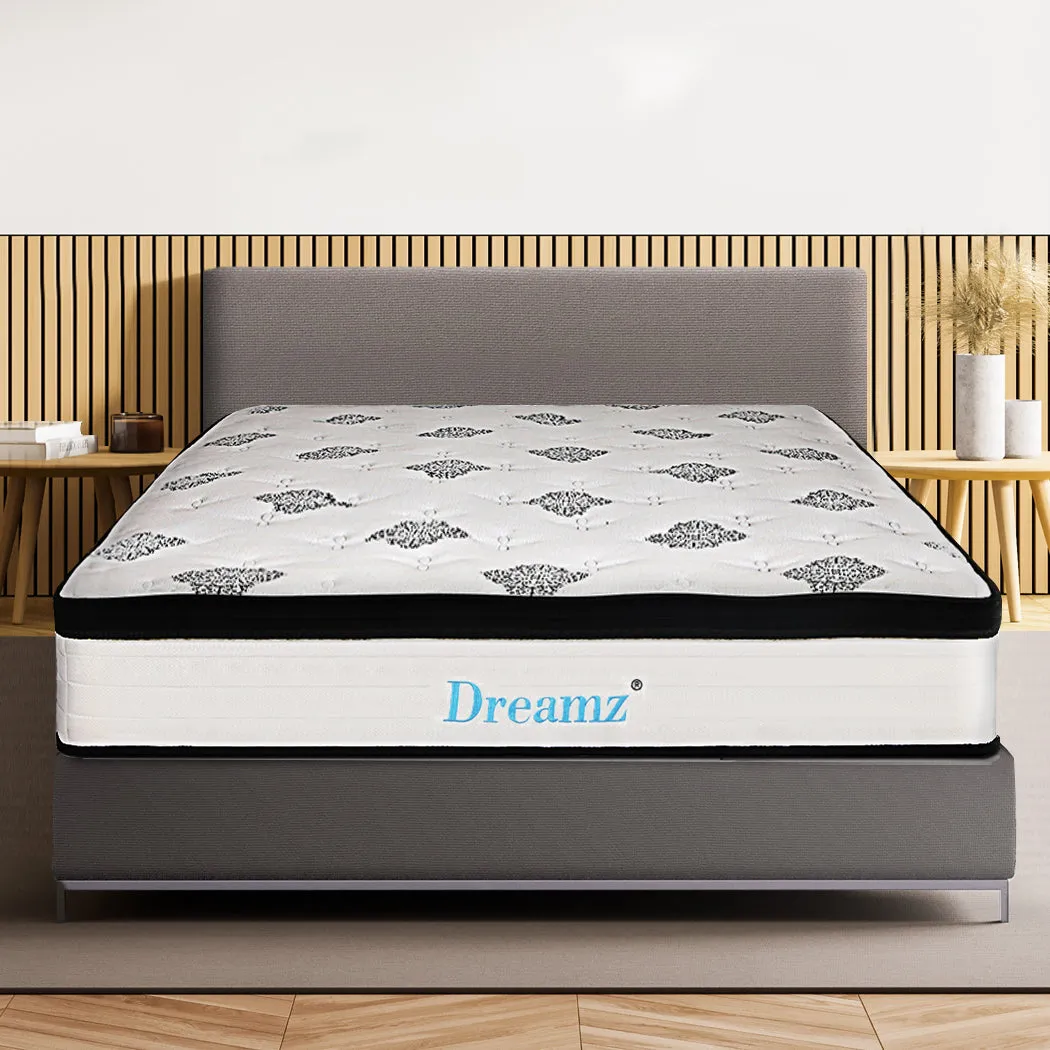 Elisa 30cm Mattress Spring Premium Bed Top Foam Medium Firm - King