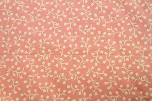 FL: Lady’s Mantle Peach Patchwork / Craft Fabric