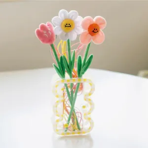 Flowers With Strings Teaser Wand Toy for Cats