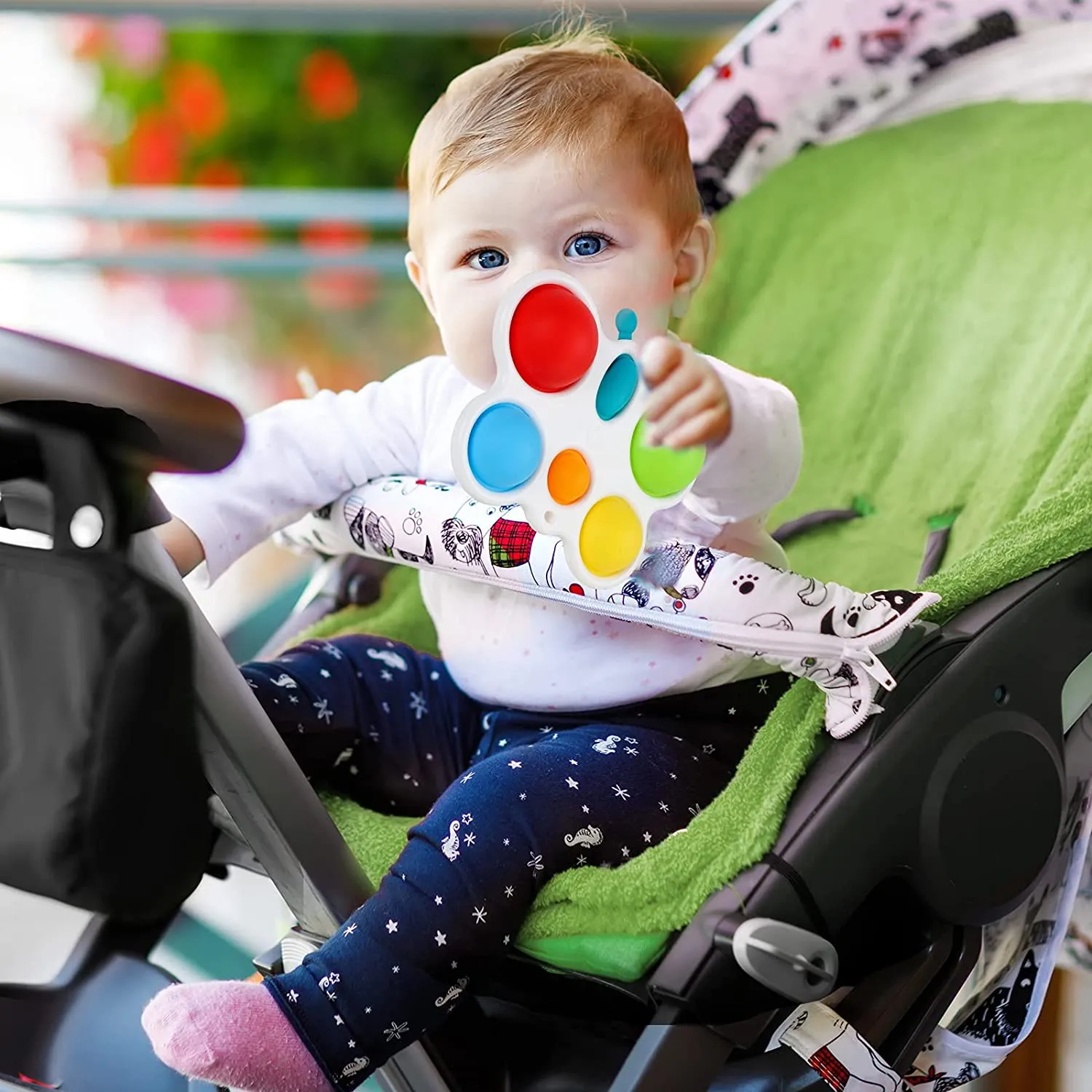 FlutterJoy Baby Sensory Stimulator: Engaging Butterfly Design for Early Development and Playtime