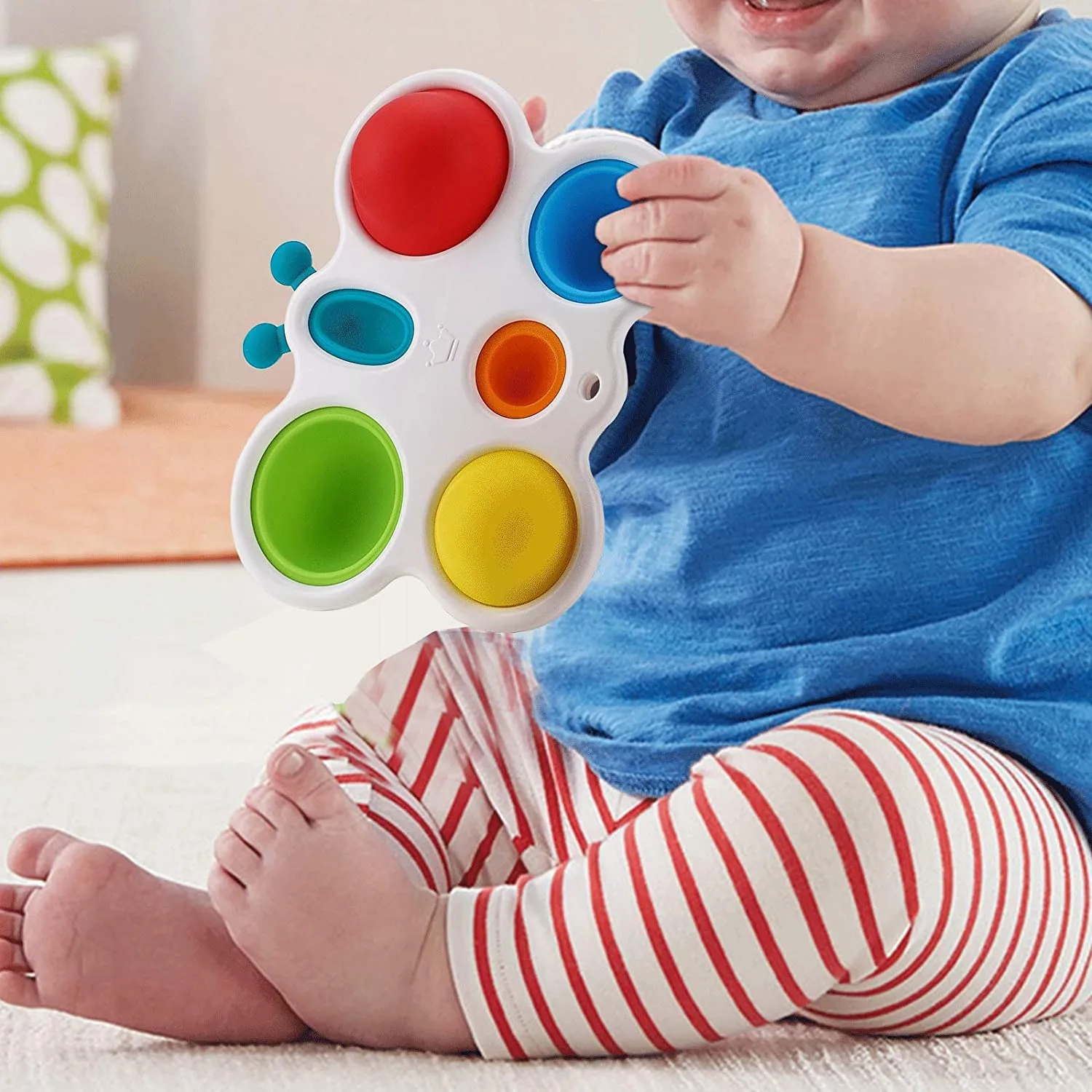 FlutterJoy Baby Sensory Stimulator: Engaging Butterfly Design for Early Development and Playtime