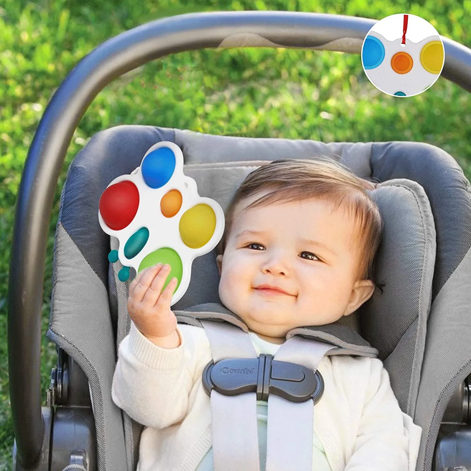 FlutterJoy Baby Sensory Stimulator: Engaging Butterfly Design for Early Development and Playtime